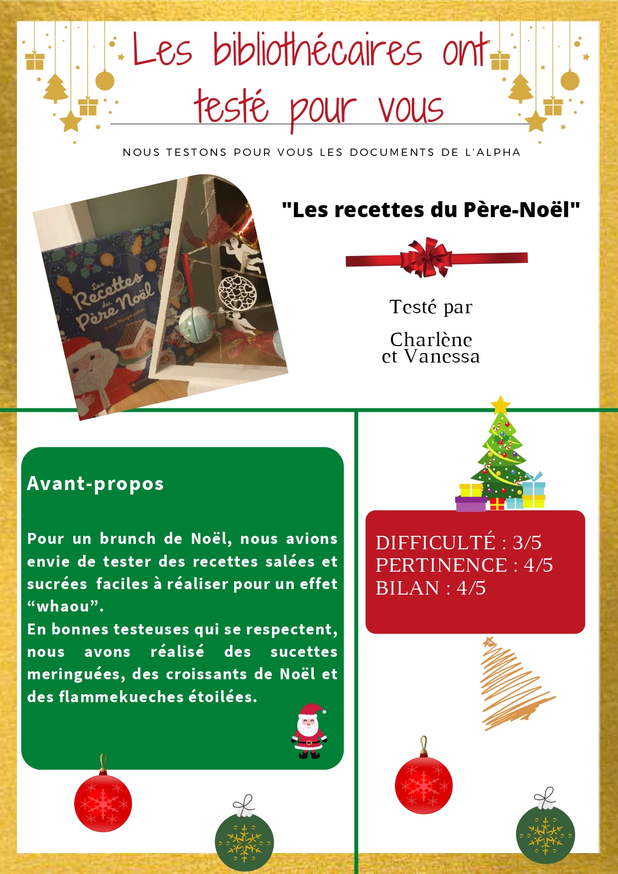 Les recettes du Père Noël 25 recettes adaptées aux enfants page 0001